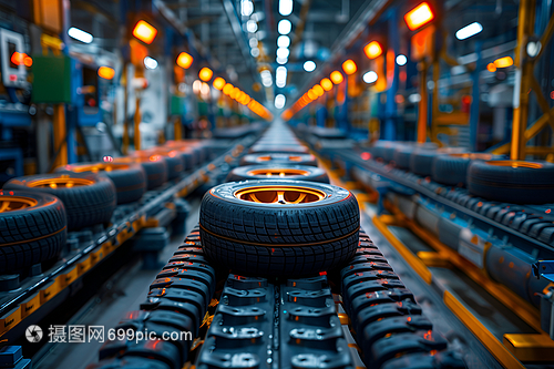 輪胎生產(chǎn)線上的產(chǎn)品