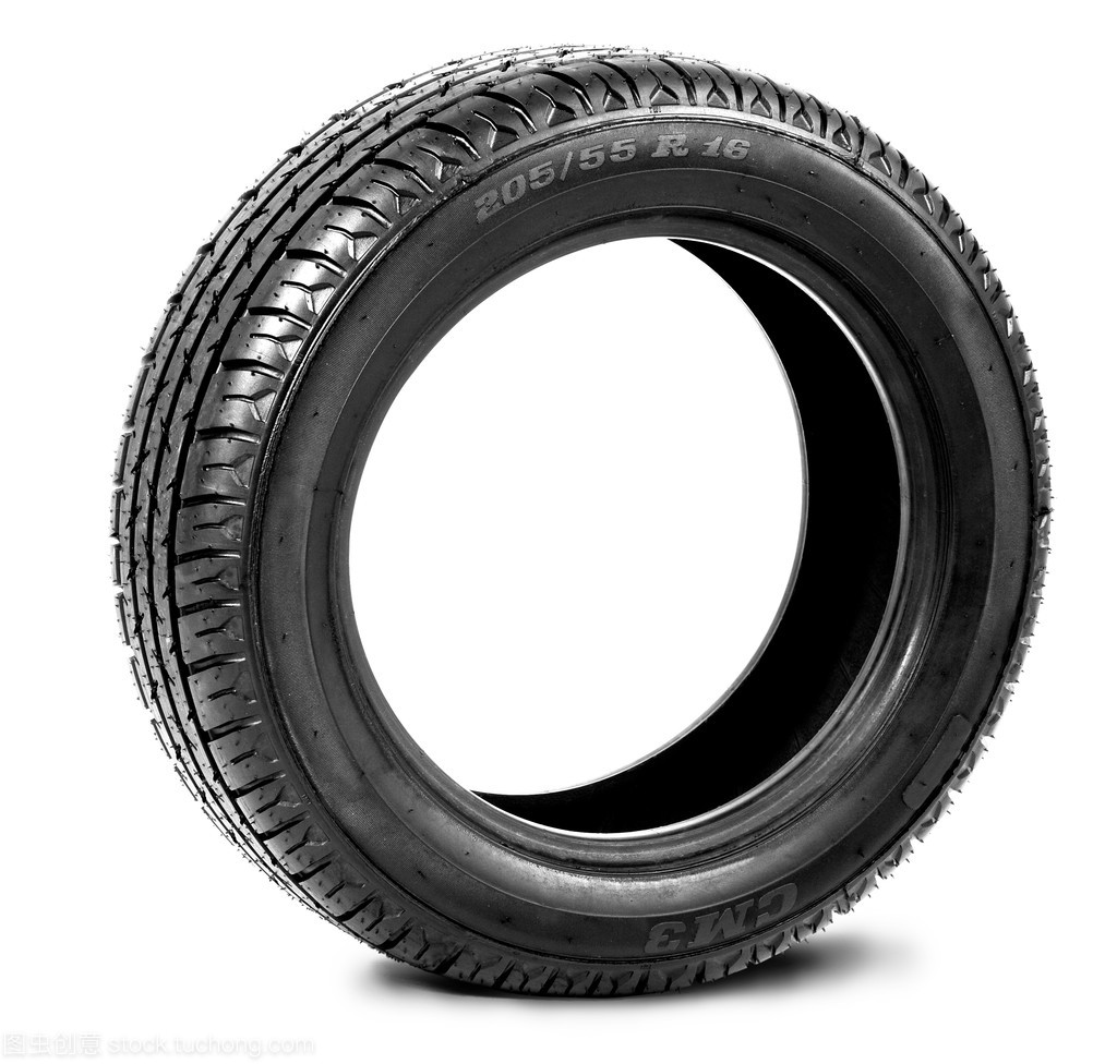 孤立在白色背景上的輪胎
