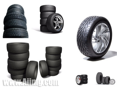 汽車輪胎高清圖片 設(shè)計中的動力與質(zhì)感