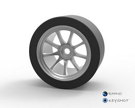 汽車輪胎犀牛模型 從IGS模型到KS渲染設(shè)計(jì)全解析與下載指南